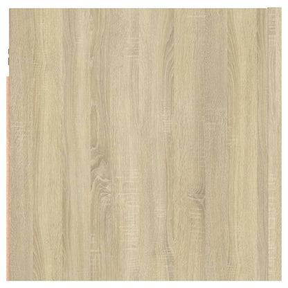Mesita De Noche Madera De Ingeniería Roble Sonoma 30,5x30x30 Cm_4