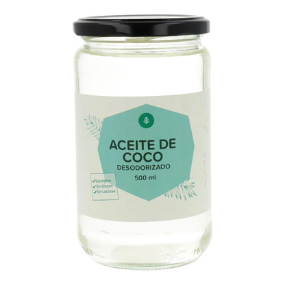 Pack 6x Aceite de coco desodorizado ECO Planeta Huerto 500 ml