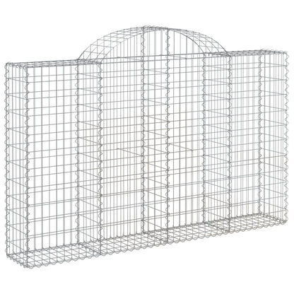 Cestas Gaviones 20 Uds Forma De Arco Hierro 200x30x120/140 Cm_2