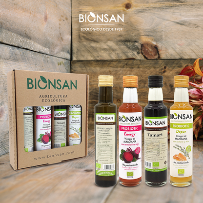 Pack 4 Aliños Especiales Ecológicos Con Tamari 250 Ml_1