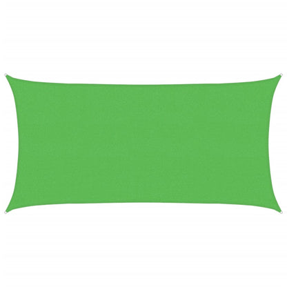 Vidaxl Toldo De Vela Rectangular Hdpe Verde Claro 160 G/m² 2x3,5 M_0