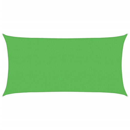 Vidaxl Toldo De Vela Rectangular Hdpe Verde Claro 160 G/m² 2x3,5 M_0