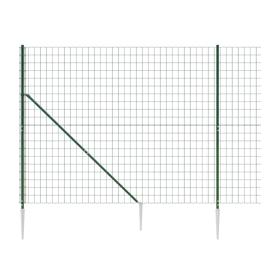 Cerca De Alambre Con Pinchos De Anclaje Verde 2,2x10 M / Vetonek_2
