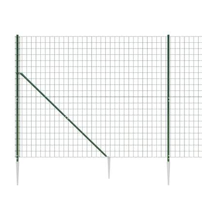 Cerca De Alambre Con Pinchos De Anclaje Verde 2,2x10 M / Vetonek_2
