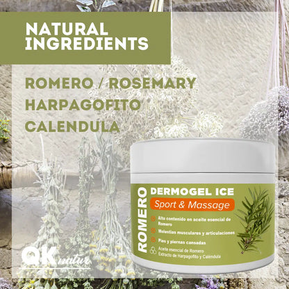 QKnatur - Gel Crema Romero - Alivia Y Calma Las Molestias Musculares Y De Articulaciones - 300ml - Con Aceite De Romero_5