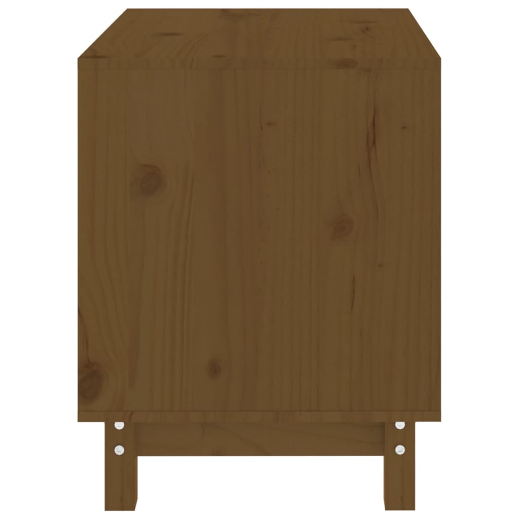 Cama Para Perros Madera Maciza Pino Marrón Miel 60x45x57 Cm / Vetonek_1