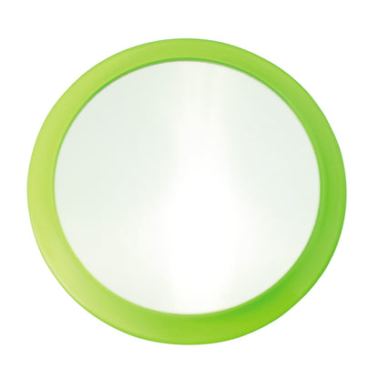 Espejo De Aumento X3 Msv De Metal Con Ventosa Ø15 Cm En Color Verde_0