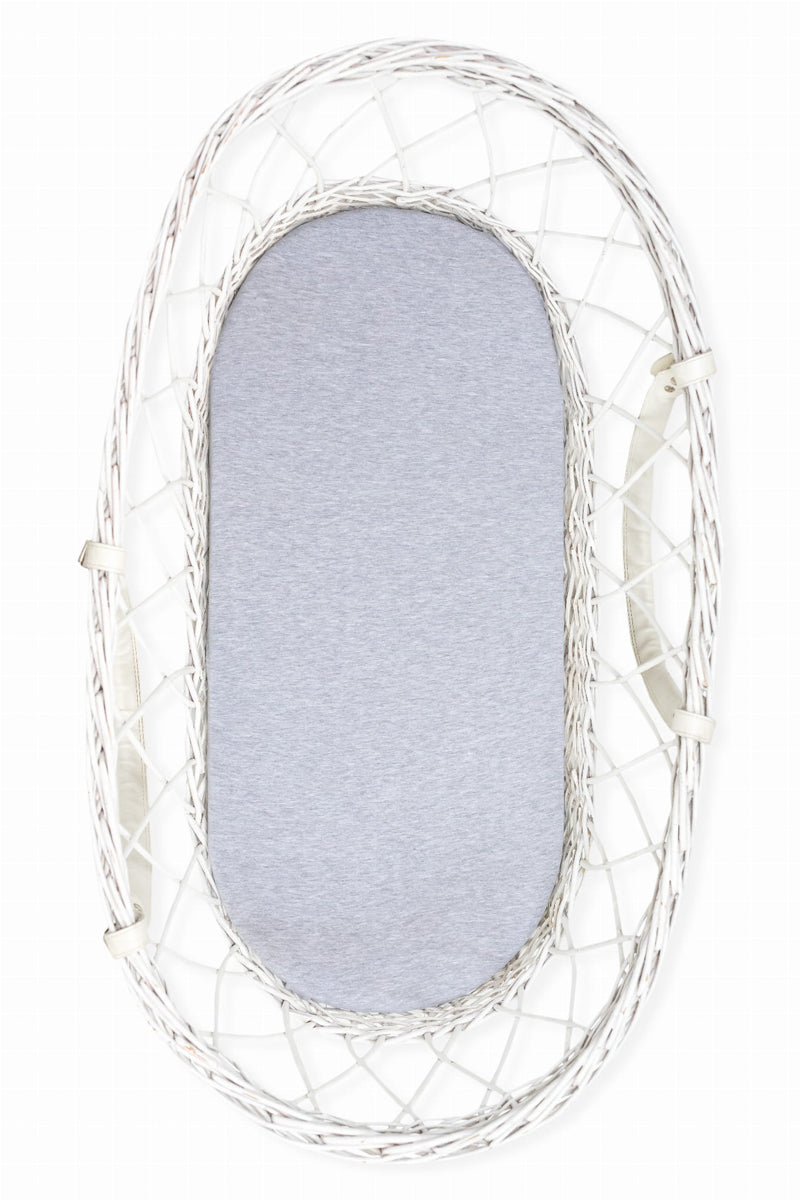 Pack 2 Bajera Capazo Algodón Grey Dots-melange Light Grey_1