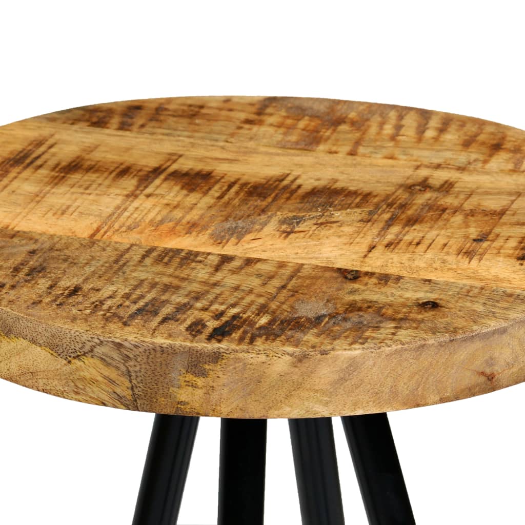 Taburetes De Barra De Cocina 4 Unidades Madera Maciza De Mango_3