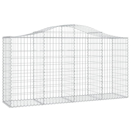 Cestas De Gaviones 4 Uds Forma De Arco Hierro 200x50x100/120cm_2