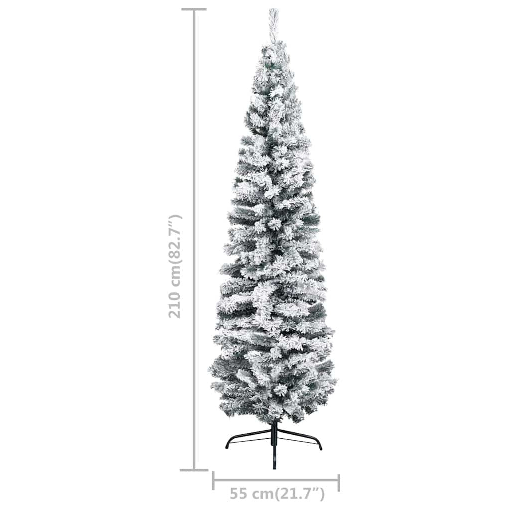 Vidaxl Árbol De Navidad Preiluminado Con Luces Y Bolas Verde 210 Cm_2