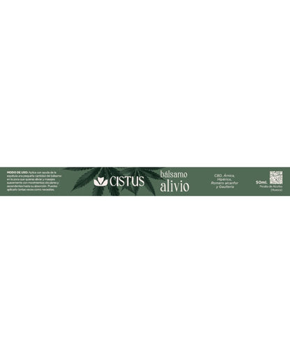 Bálsamo de masaje para molestias musculares y articulares con 10% CBD, Árnica e Hipérico | ALIVIO 30 ml_5