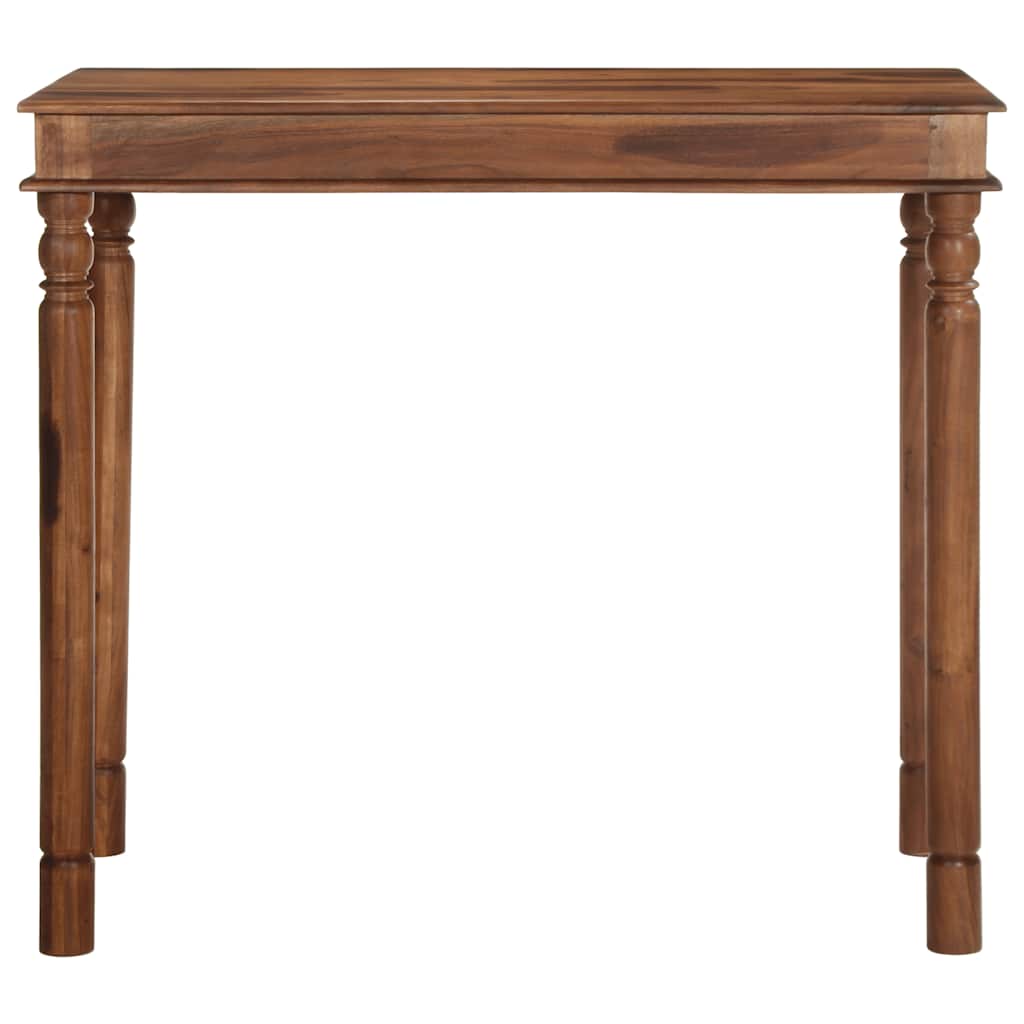 Mesa Alta De Madera Maciza De Acacia 120x60x107 Cm_0