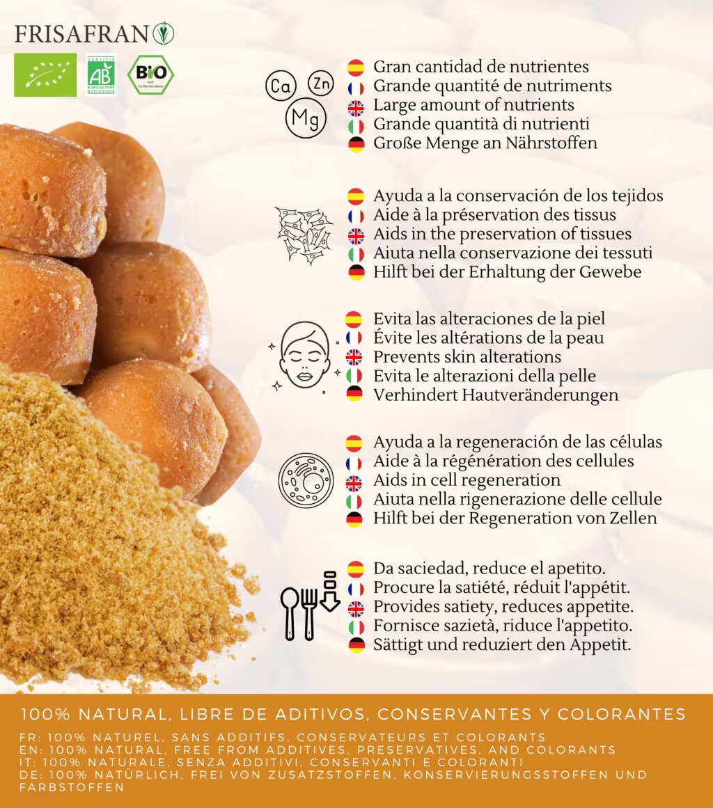 Panela Pulverizada Ecológica - Calidad Y Sabor | Frisafran 1 Kg_2