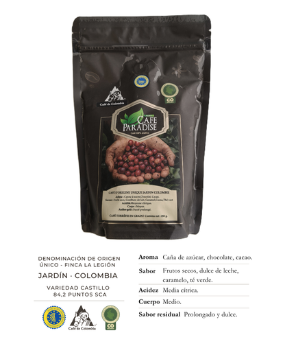 Pack Ahorro 2x Café Especial - Grano - Colombia Origen Único - 100% Arábica 500g (2x250 G)_1