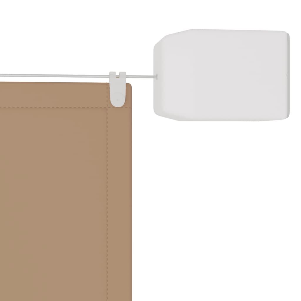Vidaxl Toldo Vertical Tela Oxford Gris Taupé 100x420 Cm_3