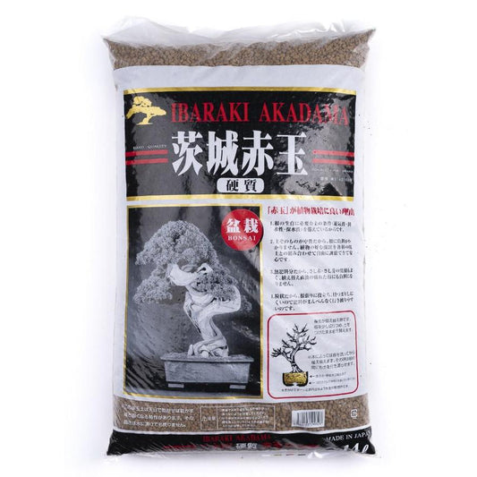 Akadama Ibaraki calidad extra grano pequeño 2-6 mm 14 L IBARAKI