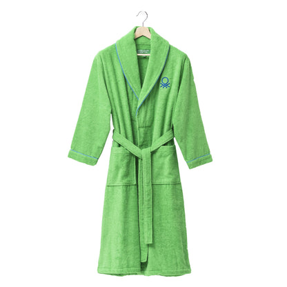 Albornoz L/xl 360gsm 100% Algodón Verde Rainbow_2