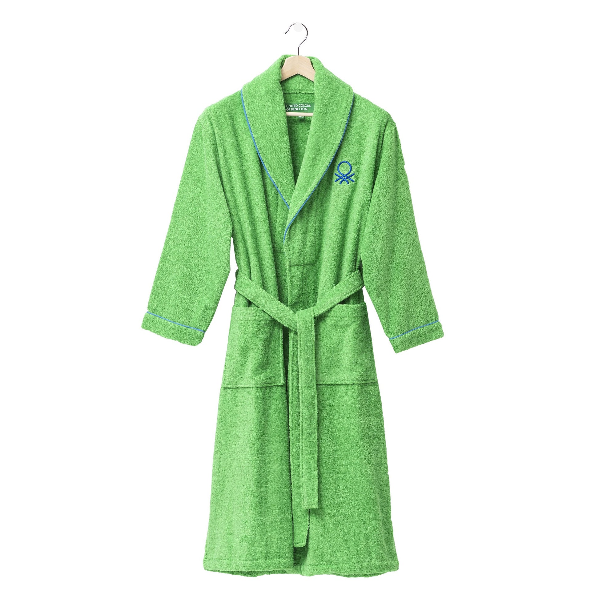 Albornoz L/xl 360gsm 100% Algodón Verde Rainbow_2