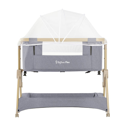 Minicuna De Colecho Plegable Bigtoes Flex Grey Nature