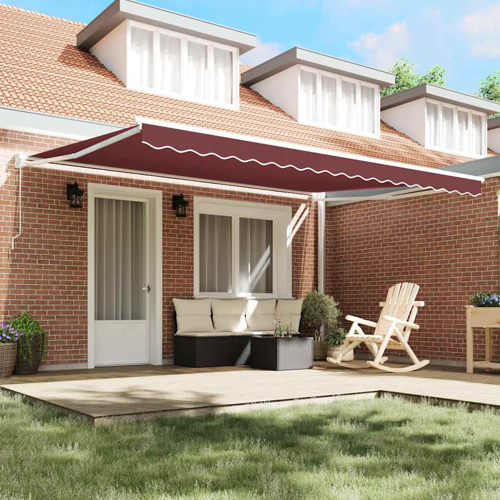 Toldo Retráctil Manual Burdeos 450x300 Cm_2