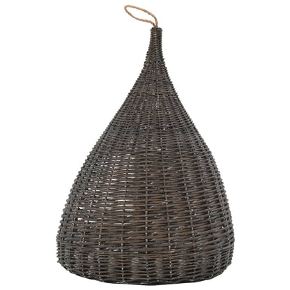 Vidaxl Casa Para Gatos Con Cojín Forma Tipi Sauce Natural Gris 40x60cm_4