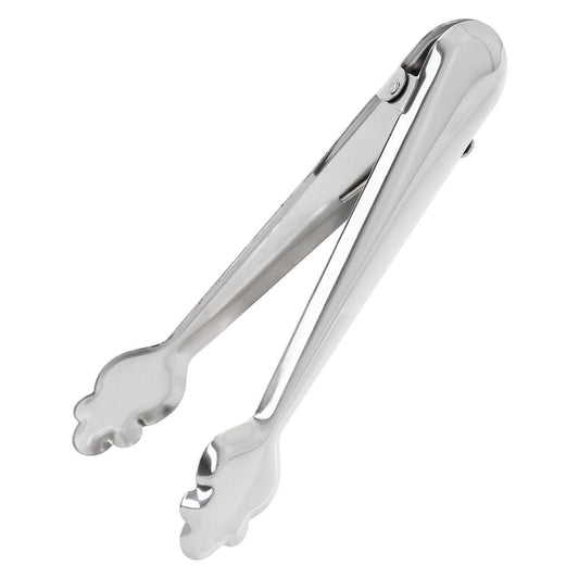 Pinzas Para Hielo De Acero Inoxidable Con Muelle De Apertura Automatica. Longitud 19 Cm._0