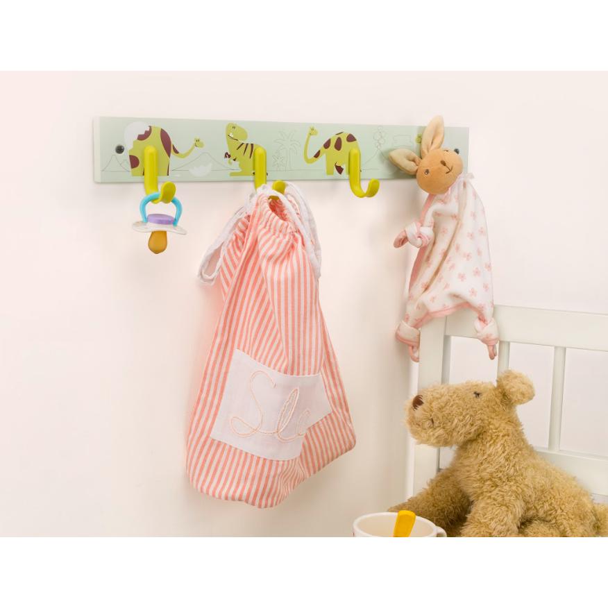 Colgador múltiple infantil Elefante azul