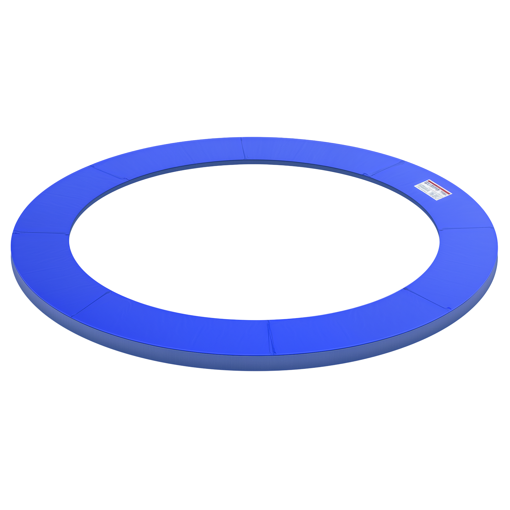 Homcom Cubierta De Protección Acolchada Borde De Seguridad Para Trampolines Cama Elástica Con Diámetro Ø244 Cm Azul_0