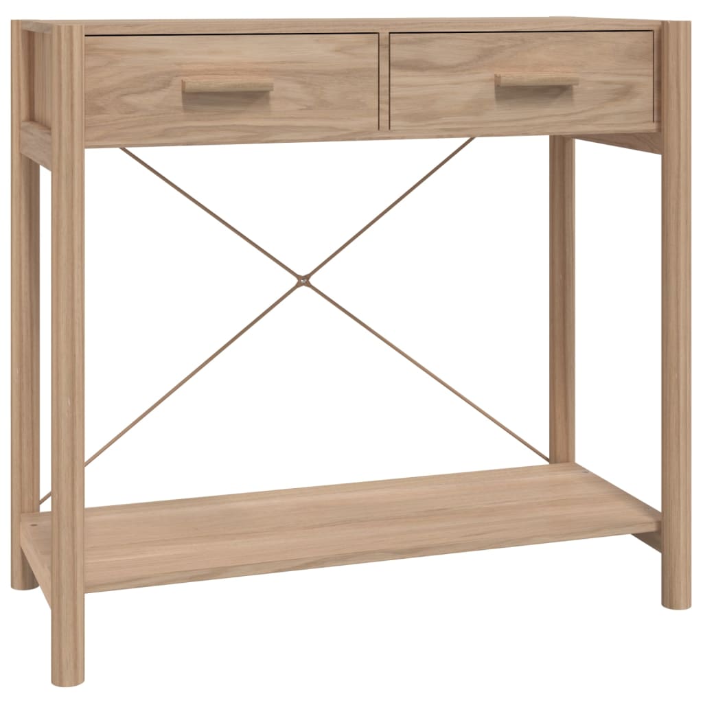 Mesa Consola De Madera Contrachapada 82x38x75 Cm_0