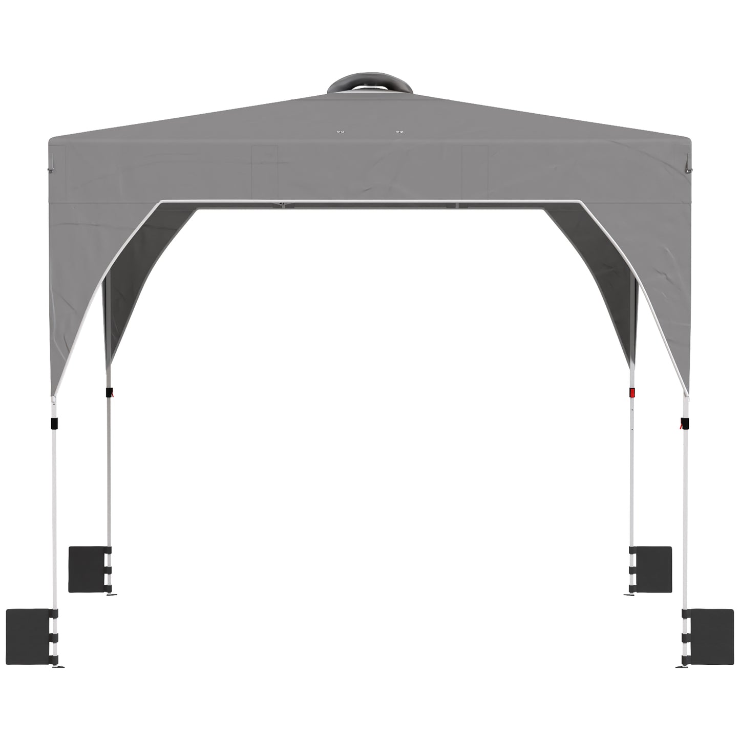 Outsunny Carpa Plegable Pop-up 3x3 M Con Bloqueo Central Altura Ajustable_3