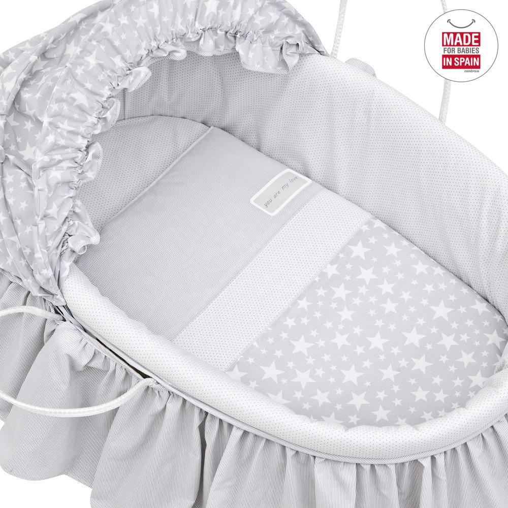 Cuna Capazo con capota BE en varios colores Beige