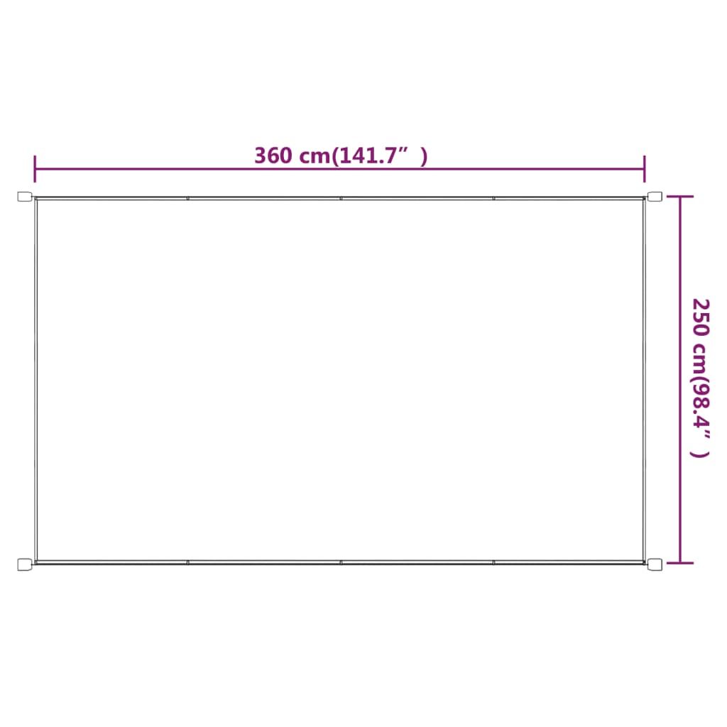 Vidaxl Toldo Vertical Tela Oxford Azul 250x360 Cm_2
