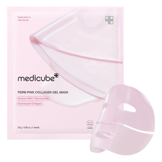 4x Mascarilla facial PDRN Pink Collagen Gel Mask Medicube 28 g