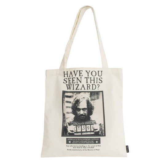 Bolsa Shopping Harry Potter, Unisex Adulto, Blanco Y Negro_0