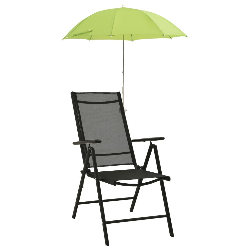 Vidaxl Sombrillas Para Silla De Camping 2 Unidades Verde 105 Cm_1