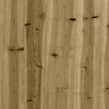 Tumbona De Madera De Pino Impregnada 199,5x62x55 Cm / Vetonek_5