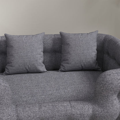 Pawhut Cama Para Perros Pequeños Con 2 Almohadas Antideslizante 70x50x30cm Gris_3