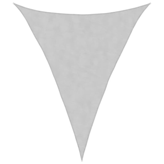 Vidaxl Toldo De Vela Poliéster Oxford 100% Gris Claro 4x5x5 M_0
