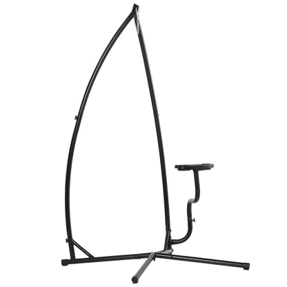 Outsunny Soporte Para Silla Colgante 190 Cm Sostén Para Columpio Con Mesita_0