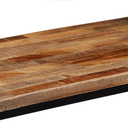 Mesa Consola De Teca Maciza Reciclada 90x30x76 Cm_4