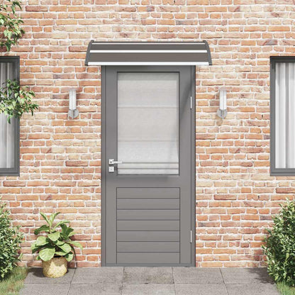 Marquesina De Puerta Pc Negro 120x75 Cm_2