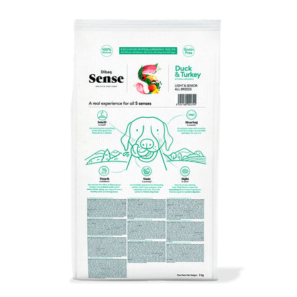 Dibaq Sense Grain Free Pato Y Pavo Light Or Senior_1