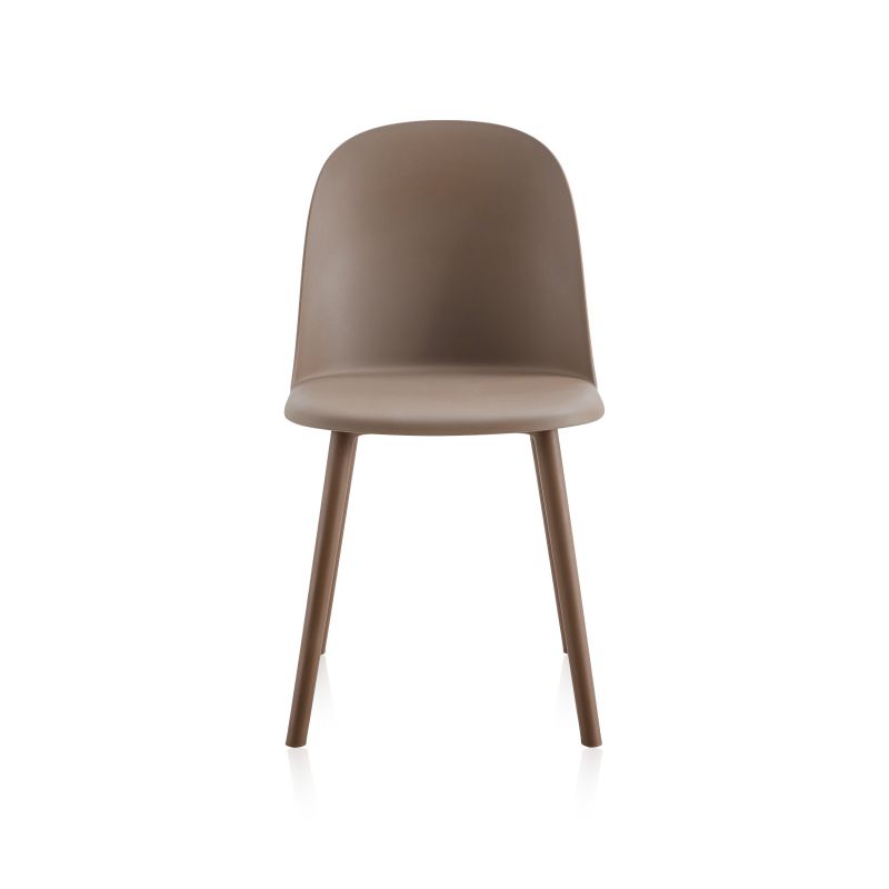 Pack 4 Sillas De Comedor Sabra Polipropileno, Taupé, 48 X 80,5 X 45_3