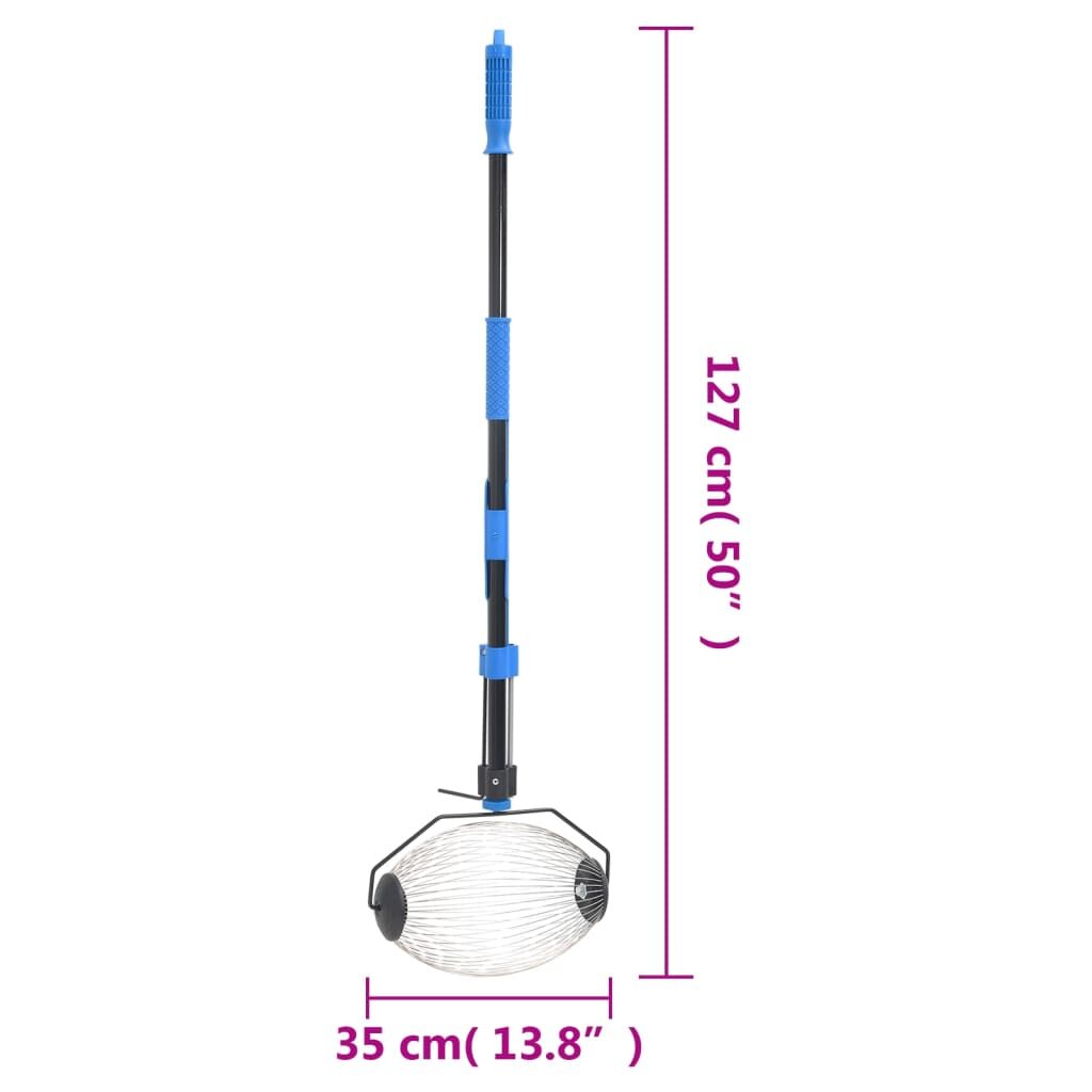 Vidaxl Recolector De Nueces Acero Azul 127 Cm_4