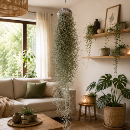 Set Jellyfish De 3 - Tillandsia Usneoides Plantas De Aire En Erizos_5