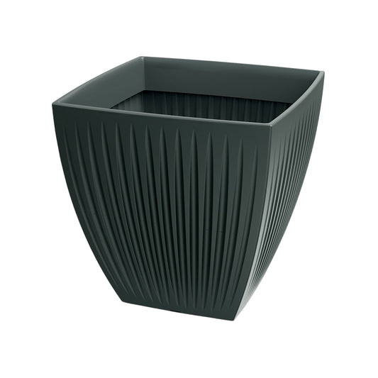 Maceta Latia Square Midl Ø30x30 Antracita