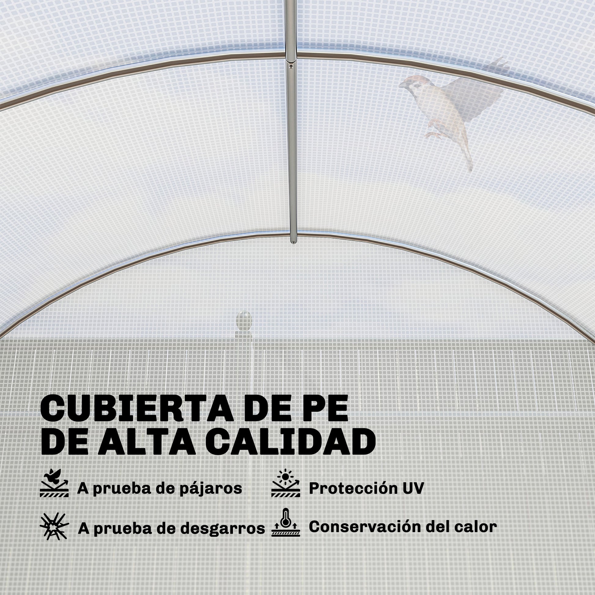 Outsunny Invernadero De Exterior 6x3x2 M_4