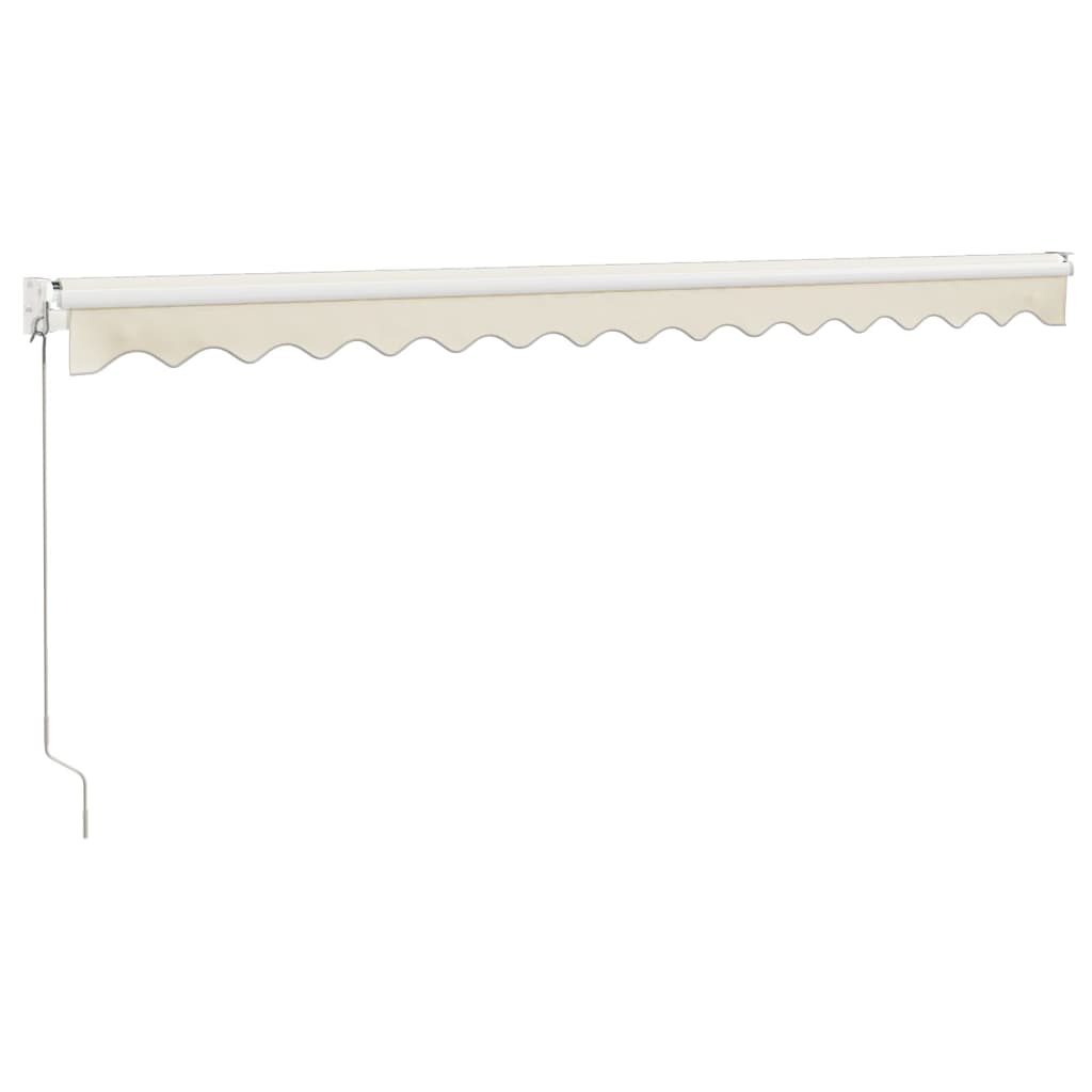 Toldo Retráctil Aluminio Y Tela Color Crema 4,5x3 M_5