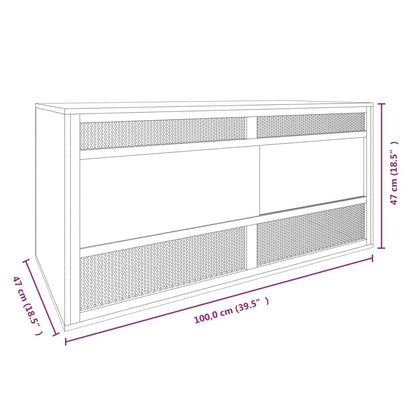 Vidaxl Terrario De Madera Contrachapada 100x47x47 Cm_2